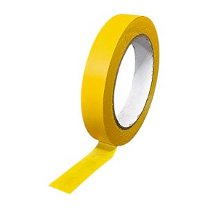 Fita Adesiva de Demarcação PVC Amarela 19mmx30m Nastro