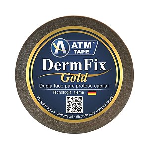 Fita Dupla Face Para Prótese Capilar 25mmx20m DermFix Gold ATM TAPE