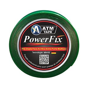 Fita Dupla Face Acrílica Extra Forte 19mmX05m PowerFix ATM TAPE