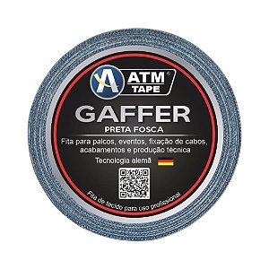 Fita Tecido Gaffer 48mmX5m Preta ATM Tape