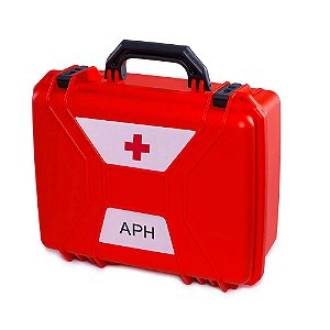 Patola Maleta Case Para Atendimento Pré-Hospitalar MP0035 APH IP67 Vermelho