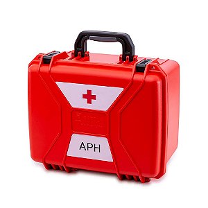 Patola Maleta Case Para Atendimento Pré-Hospitalar MP0035/2 APH IP67 Vermelho