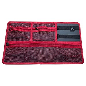 Organizador de Tampa Porta Acessórios Para Case Maleta MP0055 ATM Pro Vermelha