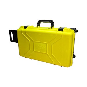 Patola Maleta Case Uso Geral MP0055 Amarela Fluorescente Com Rodas