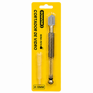 Cortador de Vidro Profissional 6–12mm