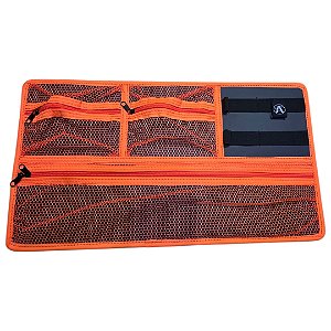 Organizador de Tampa Porta Acessórios Para Case Maleta MP0055 ATM Pro Laranja Fluorescente