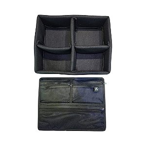 Kit Divisória e Organizador de tampa para Case MP0039 ATM Pro Preto