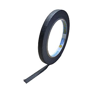 Fita Crepe Preta Basic Tape 09mmX50m Nastro