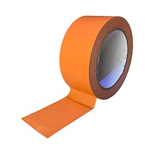 Fita Adesiva de Demarcação PVC Laranja 50mmx30m Nastro