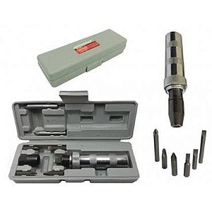 Chave de Impacto 1/2 manual jg de bits 6 pcs - MTX