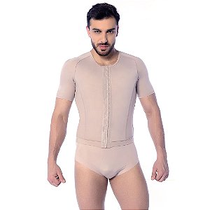 COLETE COM MANGA MASCULINO ALTA COMPRESSÃO PREMIUM/180
