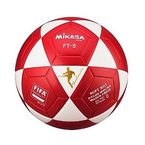 Bola De Futevolei Mikasa FT-4 Couro - Amarelo e preto em Promoção