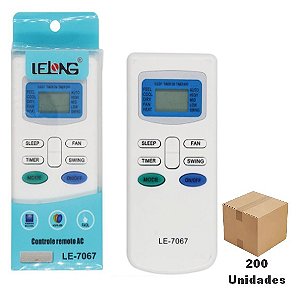 Controle Remoto Para Ar Portátil Philco Ph11000f, Ph11000qf - LE-7067 - 200 Unidades