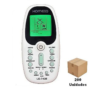 Controle Ar Condicionado Komeco / Midea / Comfee LE-7436 - 200 Unidades