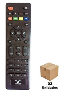 Controle Remoto Para receptor AmericaBox S305 +Plus - 03 Unidades