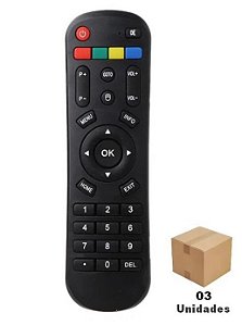 Controle remoto para Receptor Tigre - 03 Unidades