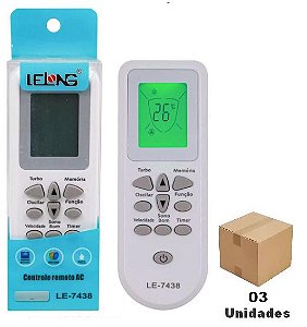 Controle Ar Condicionado Consul Cbu12bb / Cbu12cb / Cbu18b - 03 Unidades