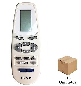 Controle Remoto Para Ar Condicionado York  Alps Eco - 03 Unidades