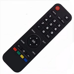 Controle Remoto Receptor Smart Tv Htv Box 5 IPTV Wi-Fi Hd Android Netflix
