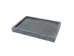 Prato Quadrado com Borda Médio - 29 x 29 cm