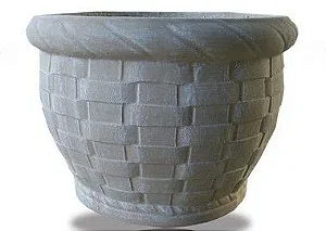 Vaso Cesto Trançado Médio - 35 cm