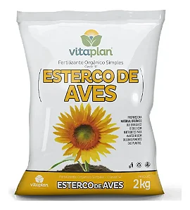 Fertilizante Esterco de Aves Vitaplan - 2 kg