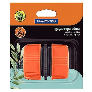 Ligação Reparadora Tramontina em Plástico para Mangueira 5/8" e 3/4"