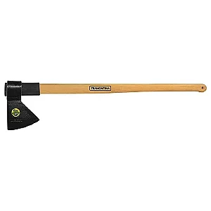 Machado Pesado Soldado com Cabeça Redonda e Cabo de Madeira - 90 cm