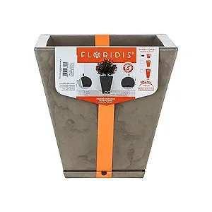 Vaso Plástico Zurique Marmorato Pequeno - 34 x 29 cm