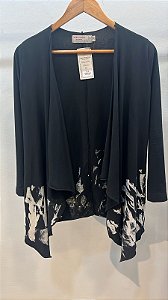 Cardigan Curto Tie Die