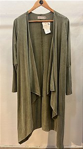 Cardigan Longo Oliva