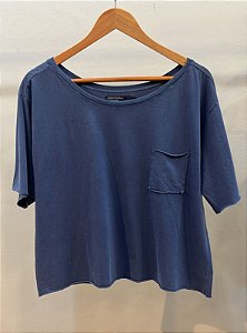 Cropped Milão Azul Stone