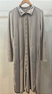 Vestido Chemise Nevada Areia