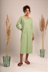 Vestido Holambra Verde Claro
