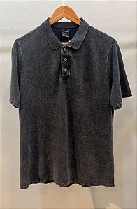 Polo Piquet Preto Marmo