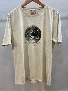 T-Shirt Masculina Silk Somos Instantes Off White