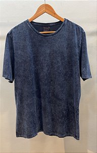 T-Shirt Masculina Azul Marmo