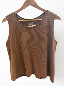 Regata Relevo Marrom