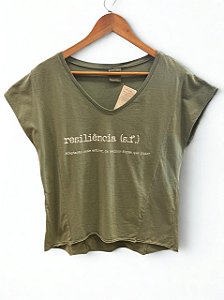 Blusa Feminina Silk Resiliência Verde