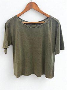 Blusa Capri Crepe Verde