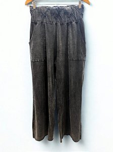 Calça Capri Preto Marmo