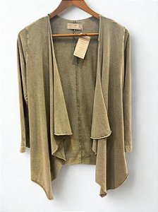 Cardigan curto Verde Marmo