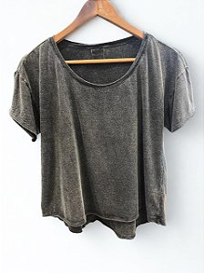 Blusa Londres Preto Marmo