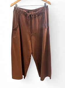 Calça Pantacourt Bristol Marrom