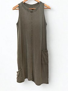 Vestido Salvador Verde Marmo