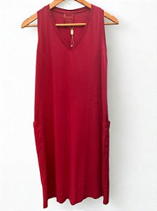 Vestido Arezzo Carmim