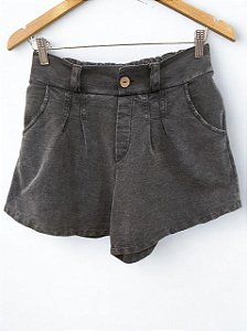 Short Alfaiataria Preto Marmo