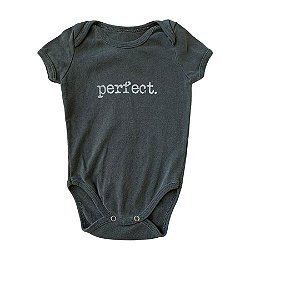 Body bebê perfect preto stone