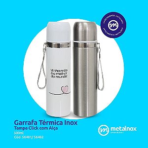 Copo Térmico de Inox 350ml Para Sublimação Prata