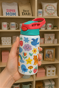 Squeeze Infantil de Alumínio 500ml Personalizada